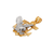 568-075 28mm Eagle Anchor Pendant