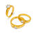 473-813S Wedding Trio Ring Set