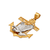 568-077 37mm Eagle Anchor Pendant