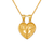 568-258 Two-Piece Te Amo Heart Pendant