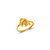 573-514 Kids Dolphin CZ Ring