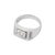 473-238W Men's Fancy White CZ Ring