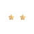 343-123 Star Pave CZ Stud Earrings