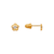 343-202 Mini Flower CZ Stud Earrings