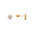 343-207 Flower CZ Stud Earrings