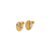 343-301 Small Virgin Mary Oval Stud Earrings