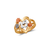 678-018 Ladies 15 Anos Heart Filigree Ring