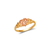 678-202 Ladies Heart Filigree Ring