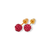 343-501PK 5mm Pink Ball Enamel CZ Stud Earrings