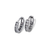 443-061W 12mm Huggie CZ Earrings
