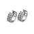 443-067W 18mm Huggie CZ Earrings