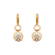 443-117 Fancy Flower CZ Earrings