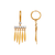 443-120 Fancy Chandelier CZ Earrings