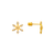 443-449 Snowflake CZ Stud Earrings
