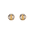 343-308 Diamond Cut Guadalupe Ring Stud Earrings