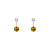 343-612 Disco Cube Telephone CZ Stud Earrings