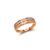 773-002R Ladies Fancy Rose CZ Band Ring