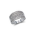 773-022W Ladies Fancy White CZ Ring