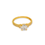 773-107 Ladies Fancy Solitaire CZ Ring