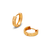 142-003 11mm Diamond Cut Huggie Earrings