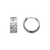 142-007W 14mm Diamond Cut Huggie Earrings
