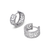 142-007W 14mm Diamond Cut Huggie Earrings