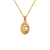 367-052 Oval Baptism CZ Pendant