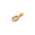 367-053 Oval Bird Communion CZ Pendant