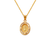 367-061 Oval Guadalupe CZ Pendant