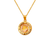 367-122T Round Baptism CZ Pendant