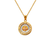 367-123T Round Communion CZ Pendant