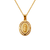 367-281WH Guadalupe Enamel CZ Pendant