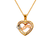 367-554T Love Heart CZ Pendant