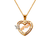 367-555T Amor Heart CZ Pendant