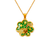 367-705E Flower Baptism Enamel Pendant