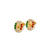 343-307MX Guadalupe Oval CZ Stud Earrings