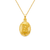 362-601-013 Oval Guadalupe/Sacred Heart Two-Sided Scapular Pendant