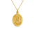 362-603-018 Oval Guadalupe/Sacred Heart Two-Sided Scapular Pendant
