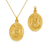 362-603-018 Oval Guadalupe/Sacred Heart Two-Sided Scapular Pendant