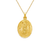 362-603-018 Oval Guadalupe/Sacred Heart Two-Sided Scapular Pendant