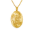 362-603-036 Oval Guadalupe/Sacred Heart Two-Sided Scapular Pendant