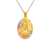 362-603T-022 Oval Guadalupe/Sacred Heart Two-Sided Scapular Pendant