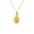 362-606-010 Oval Guadalupe/Baptism Two-Sided Scapular Pendant