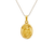 362-606-013 Oval Guadalupe/Baptism Two-Sided Scapular Pendant