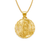 362-653-027 Round Guadalupe & Sacred Heart Two-Sided Scapular Pendant