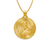 362-653-033 Round Guadalupe & Sacred Heart Two-Sided Scapular Pendant