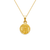 362-656-010 Round Guadalupe/Baptism Two-Sided Scapular Pendant