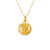 362-656-013 Round Guadalupe/Baptism Two-Sided Scapular Pendant