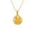 362-656-013 Round Guadalupe/Baptism Two-Sided Scapular Pendant