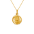 362-651-016 Round Guadalupe/Jesus Two-Sided Scapular Pendant